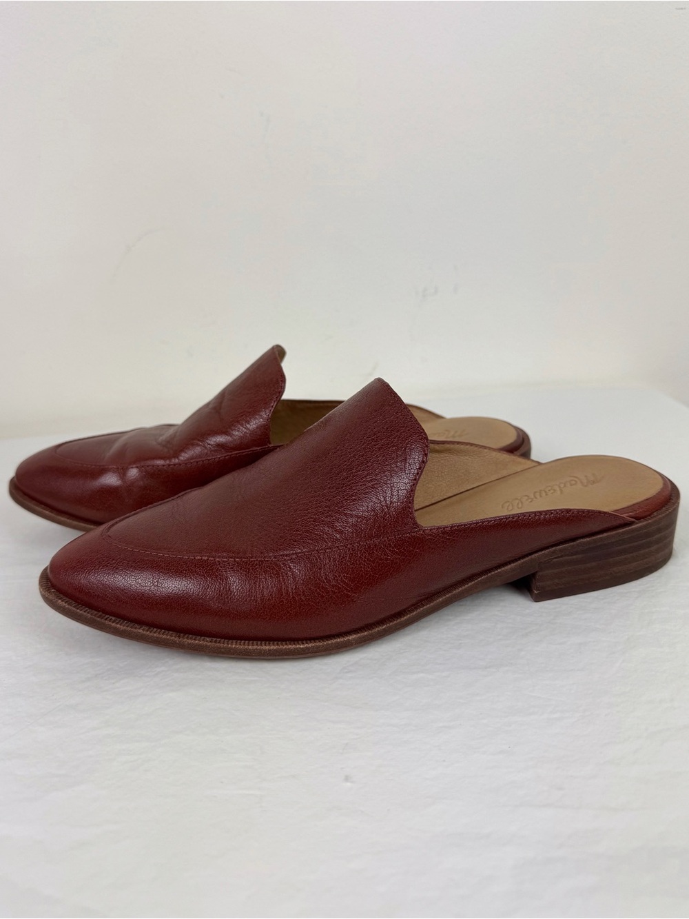 Madewell The Frances Loafer Mule in Leather
